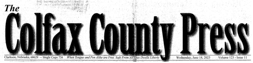 Clarkson Colfax County Press logo